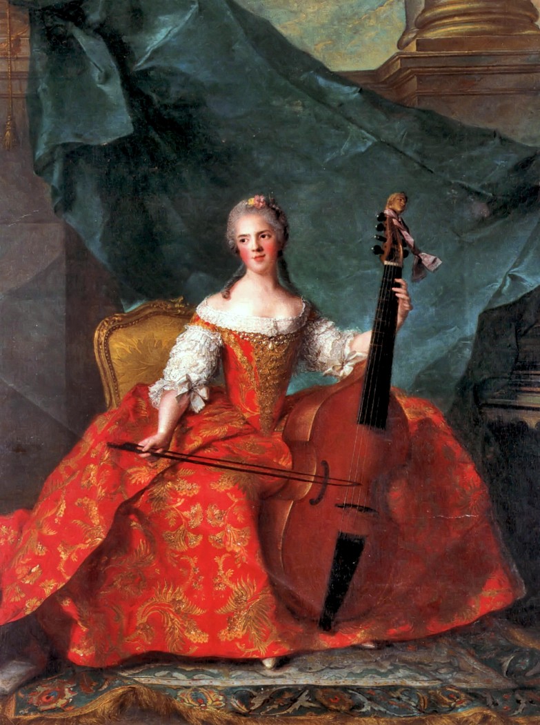 OŚWIECENIE Portret księżniczki francuskiej Henriette'y -Jean-Marc Nattier - połowa XVIII w.