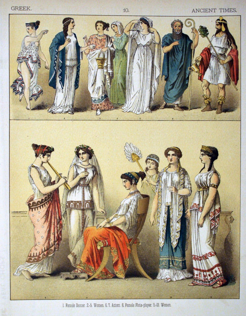 STAROŻYTNOŚĆ Grecja - ilustracja brytyjska z XIX wieku