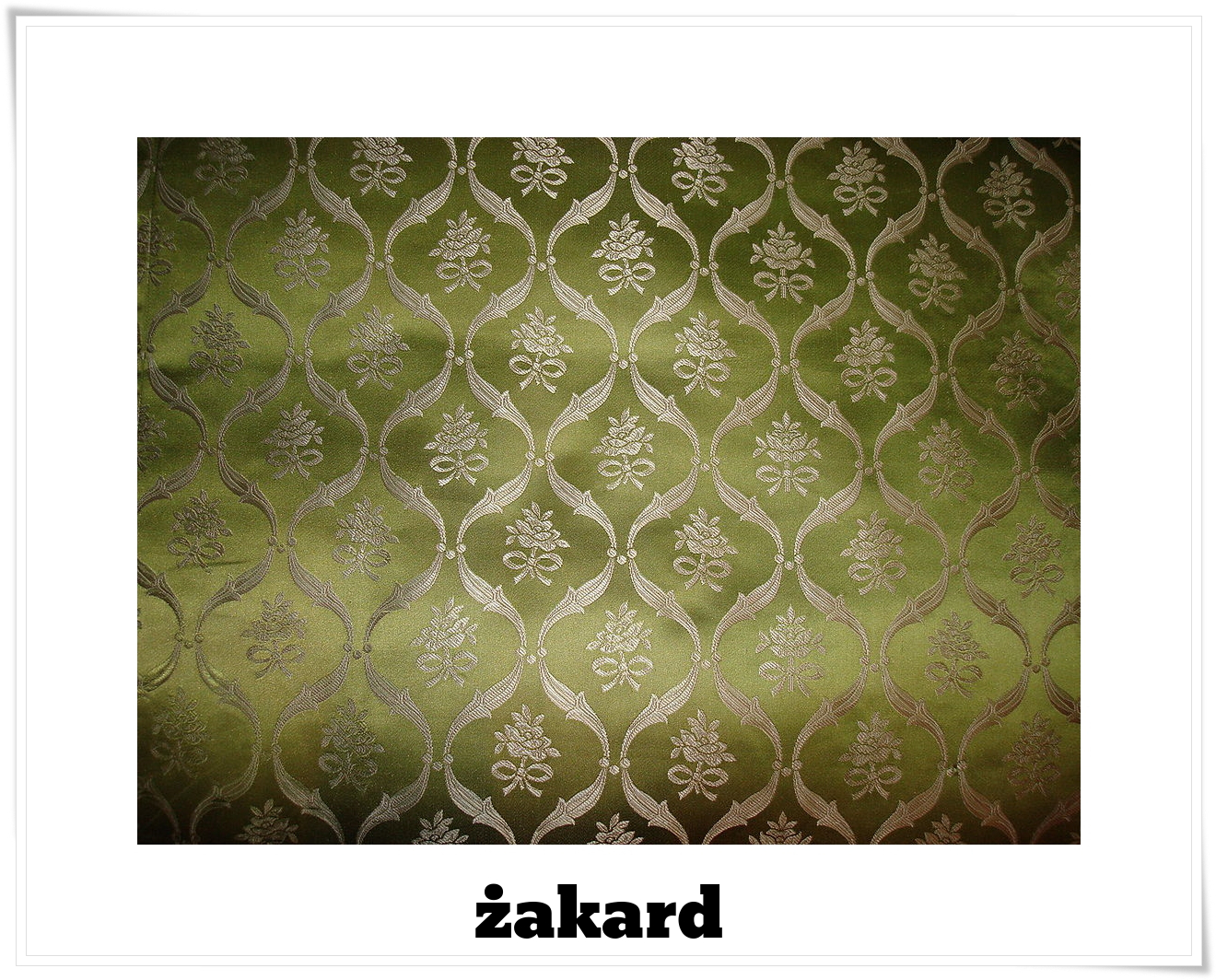 żakard - Szwedzka tapicerka jedwabna fot Kerstin Wölling
